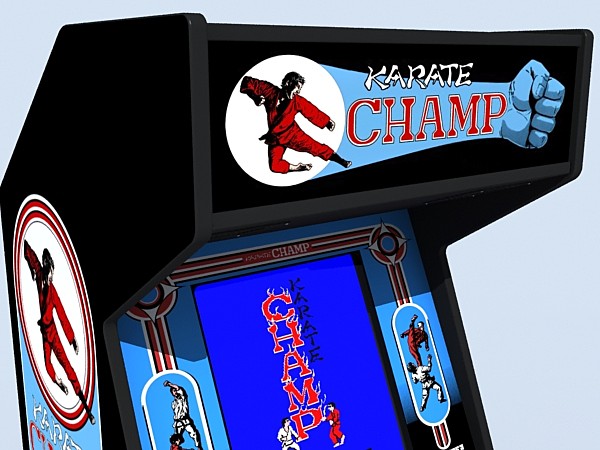 3d karate champ arcade model - karate champ arcade by monkeyodoom